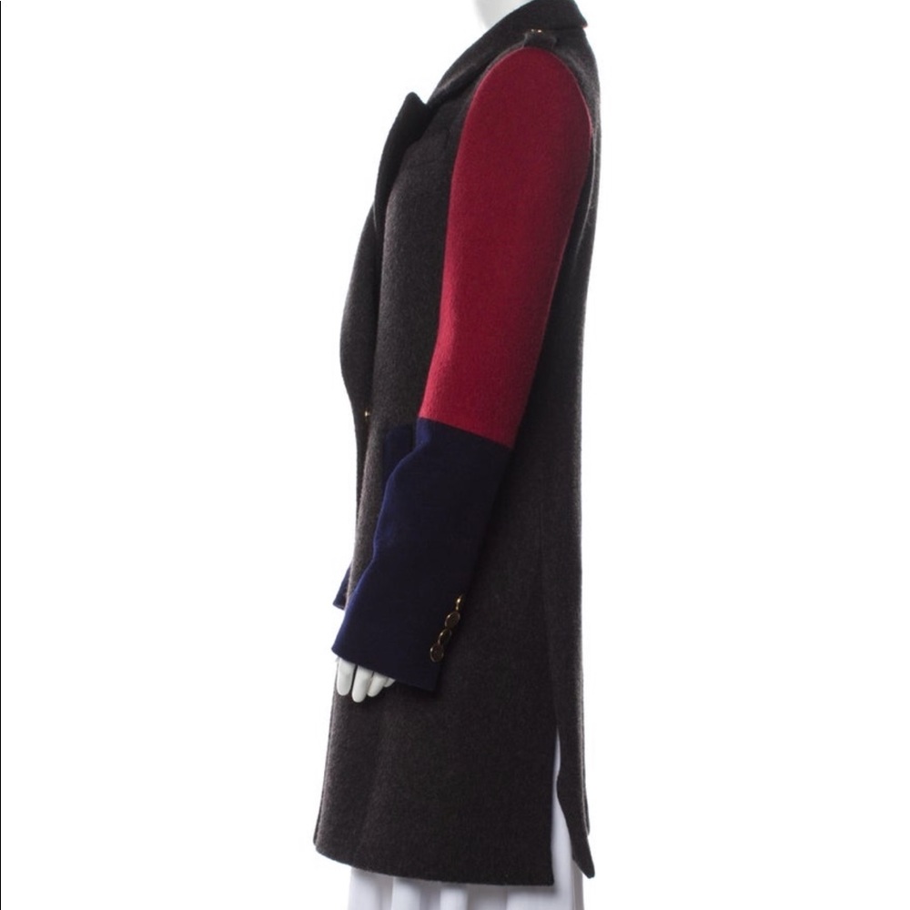 Harbison colour Block Pattern Coat - Picture 3 of 4